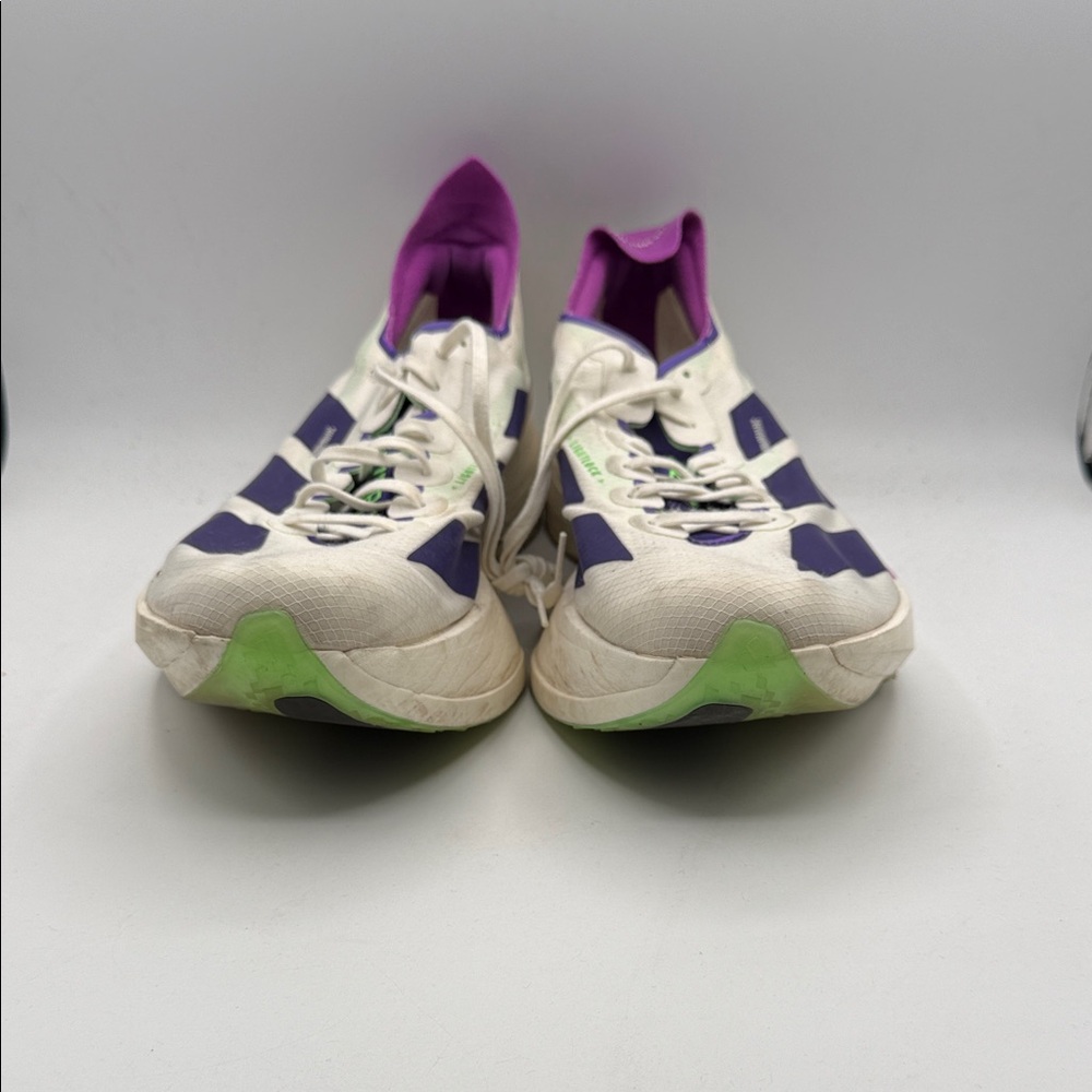 Adidas Adizero Adios Pro 4 men’s 10 White and Purple Athletic Shoes S7 - Picture 2 of 6